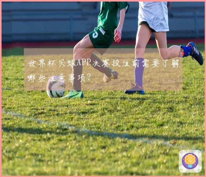 世界杯买球APP决赛投注前需要了解哪些注意事项？