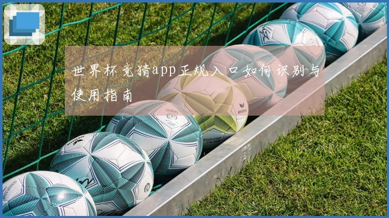 世界杯竞猜app正规入口如何识别与使用指南