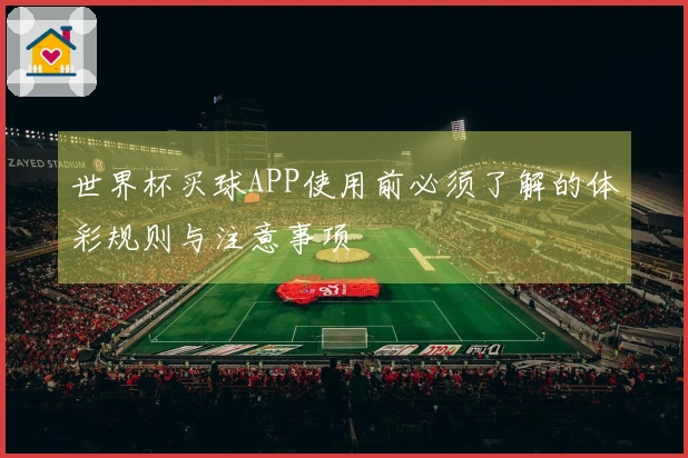 世界杯买球APP使用前必须了解的体彩规则与注意事项
